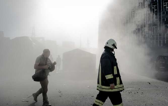 New attack on Kharkiv: footage from the arrival sites is published