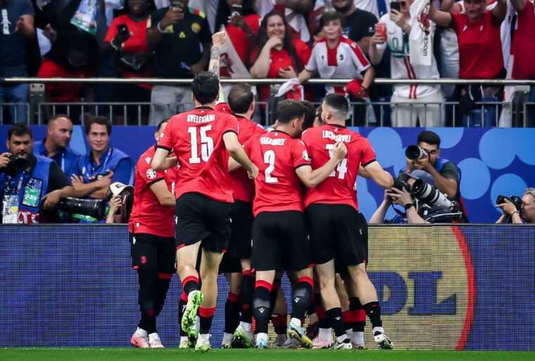 Сборная Грузии прошла в плей-офф Чемпионата Европы по футболу