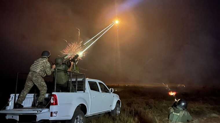 Air Force shoots down all 32 Shaheds at night