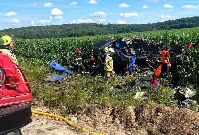 ДТП в Ровенской области: у грузовика на ходу развалилось колесо