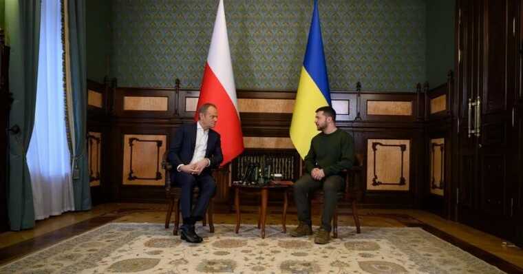 Зеленський прибув до столиці Польщі напередодні саміту НАТО: розпочалася зустріч із Туском