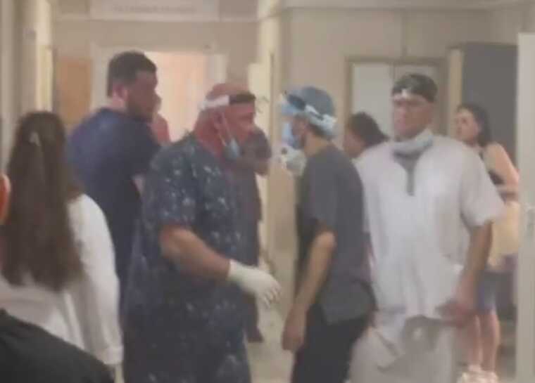 У мережі публікують перші хвилини після прильоту по «Охматдиту»