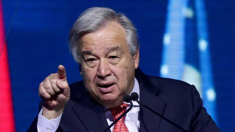 Генсек ООН Гутерреш осудил массированную ракетную атаку РФ по украинским городам