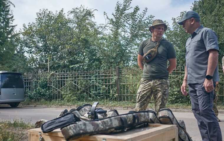 Бойцы ВСУ получили турецкие минометы KTH1