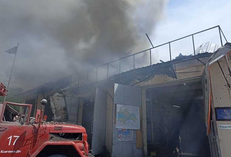 Окупанти вдарили по пожежно-рятувальній частині в Запорізькій області