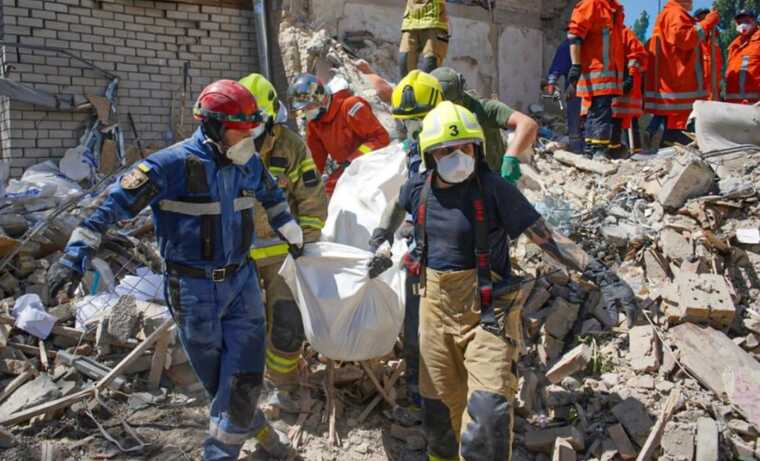 In Kyiv, the death toll increased again due to Russian missile strikes on July 8