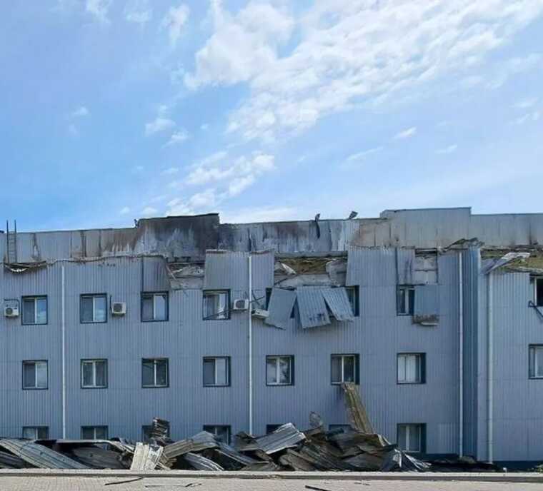 A strike on the invaders base in occupied Donetsk