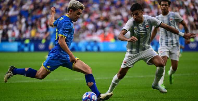 Украина проиграла Ираку в дебютном матче на Олимпиаде-2024