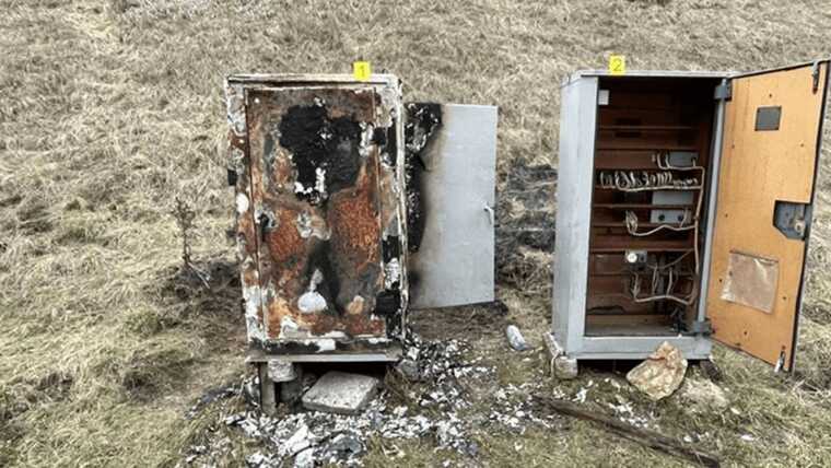 A large wave of arson swept across Ukraine