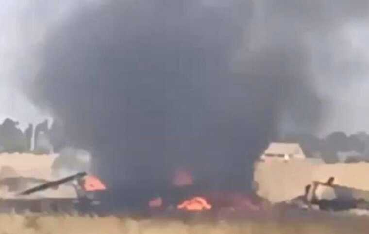 AFU drones hit a Russian Mi-8 helicopter at the moment of takeoff - social networks