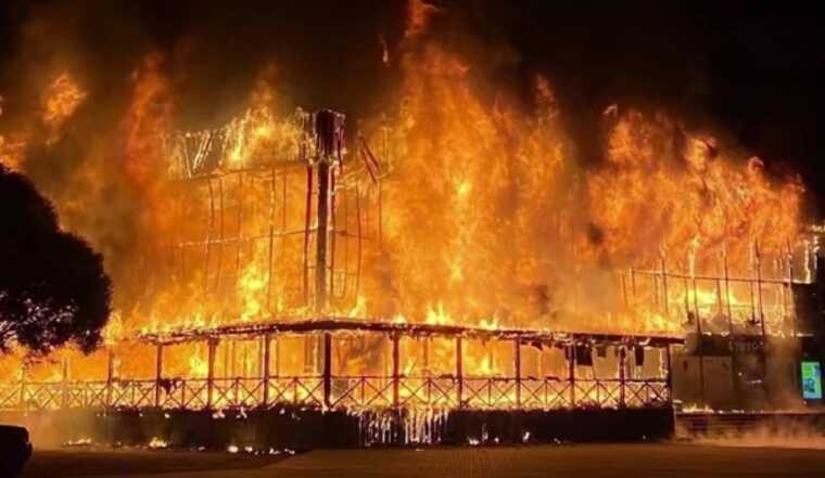 В Росії влада заявила про пожежу на нафтобазі в Бєлгородській області