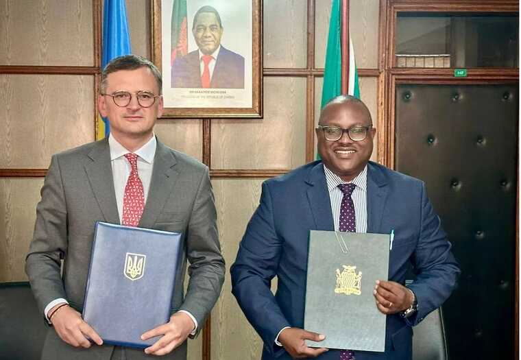 МЗС України та Замбії підписали меморандум про політичні консультації