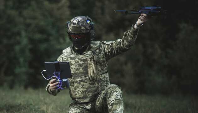 На Бахмутському напрямку українські бійці збили ворожий розвідувальний БПЛА