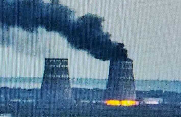 Invaders set fire to ZNPP cooling towers, it may be a provocation