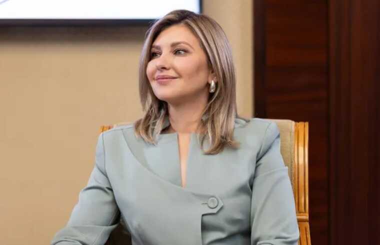 Zelenska showed off an elegant look in a jacket from a Ukrainian brand