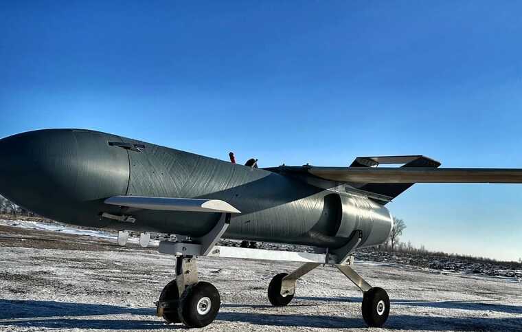 В сети появилось видео испытаний украинского дрона-ракеты