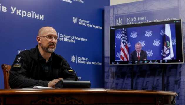 Шмигаль і заступник держсекретаря США обговорили наслідки масованої атаки РФ на Україну