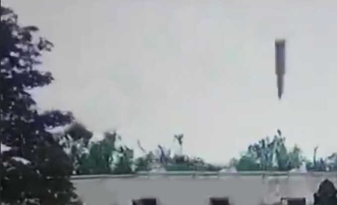 У мережі публікують момент вчорашнього прильоту по Кривому Рогу