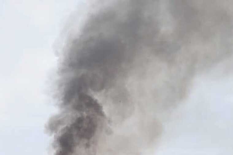 In Kharkiv, a fire broke out in a residential high-rise building as a result of the strike,  RMA