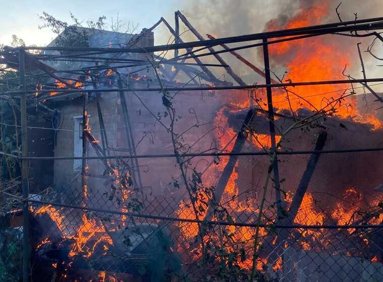 The occupiers shelled the Nikopol region with artillery and drones: a man was injured