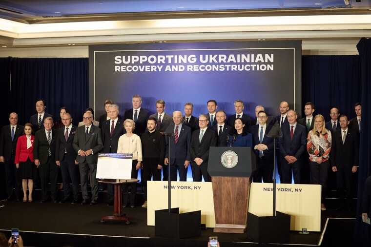 The EU and more than 30 countries adopted a declaration on the restoration of Ukraine