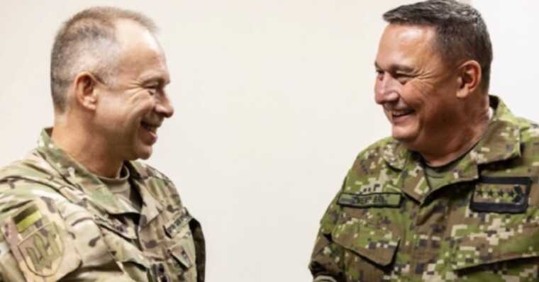 Syrskyi held a meeting with the Chief of the General Staff of Slovakia