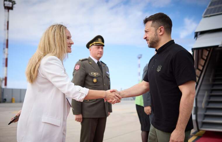 President Zelenskyy arrived in Croatia