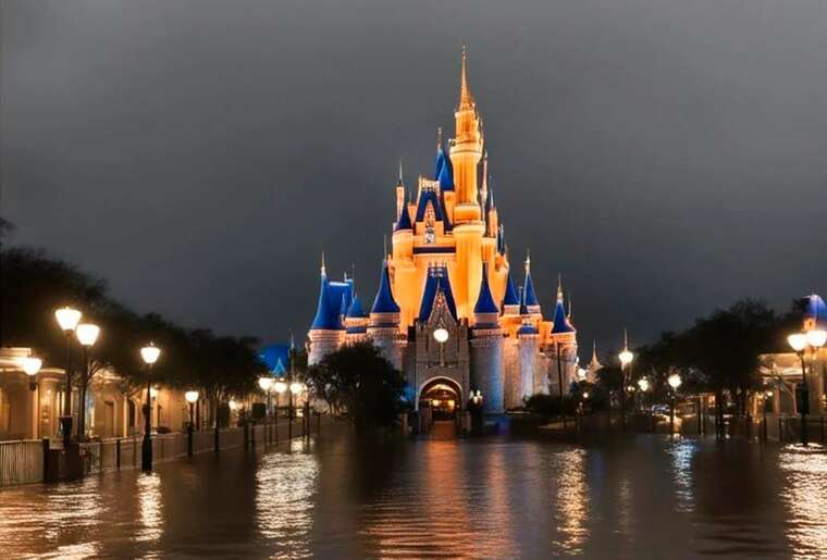 Затоплений Дійснейленд у Флориді: фото та відео виявились фейковими