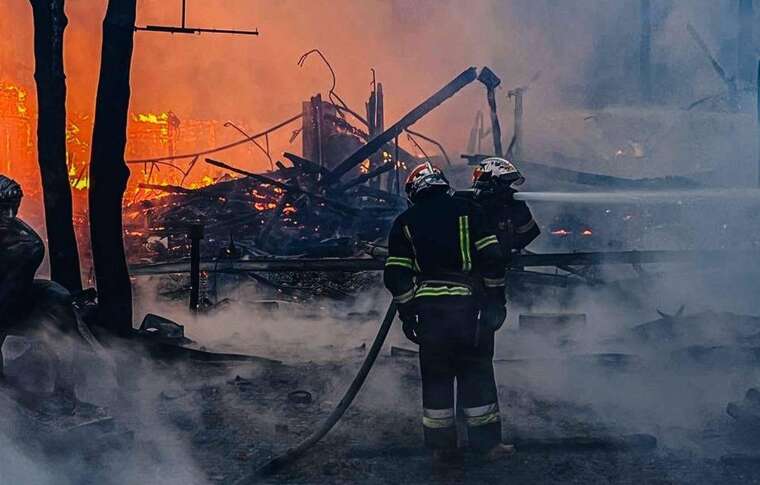 Під Києвом згорів ресторан
