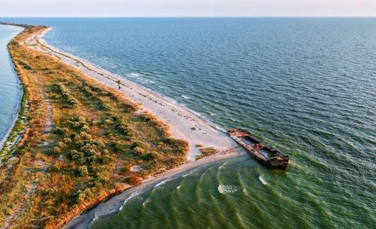 The occupiers have become active on the Kinburn Spit