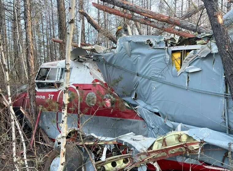 У російській Якутії літак Ан-3 впав під час зльоту