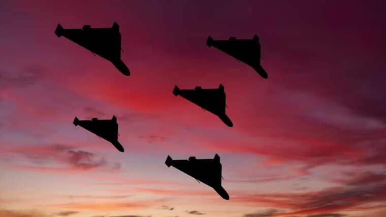 В Беларуси подняли истребители из-за пролета БПЛА, которые атакуют Украину