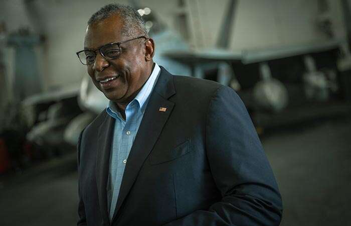 Lloyd Austin arrived in Kyiv for a support visit