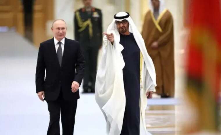 Президент ОАЕ після зустрічі з Путіним висловив готовність підтримати встановлення миру в Україні