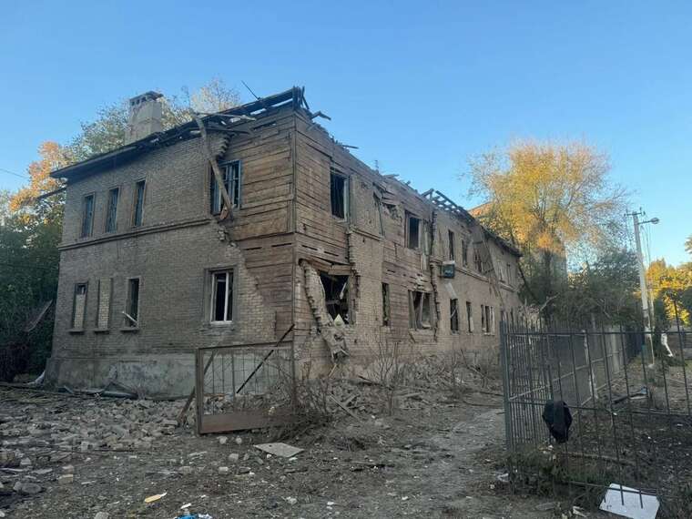 The occupiers struck Kostyantynivka: policemen were injured