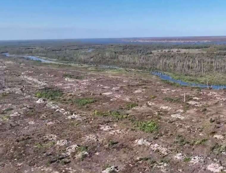 The village of Krynky in Kherson region is "practically completely destroyed": a video has appeared online