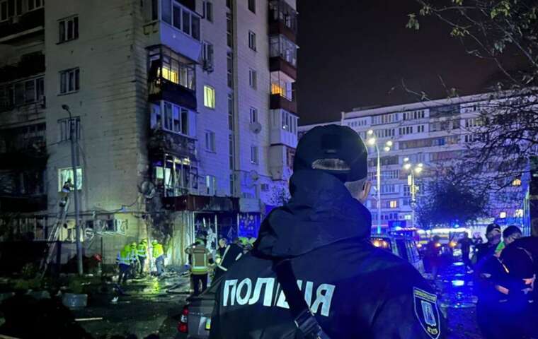 The KCMA reports 5 casualties in the Solomyanskyi district of Kyiv