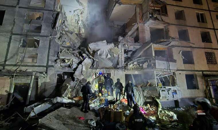 У Харкові внаслідок удару росіян 29 постраждалих і загиблий