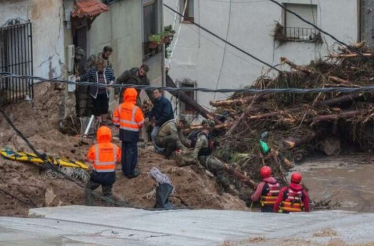 В Іспанії кількість загиблих внаслідок повеней сягнула 158 осіб