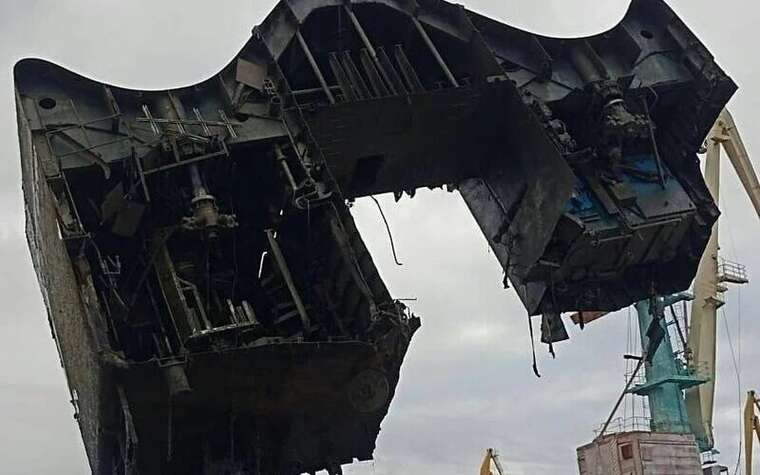 The Navy commented on the raising of the sunken "Novocherkassk" by the Russians