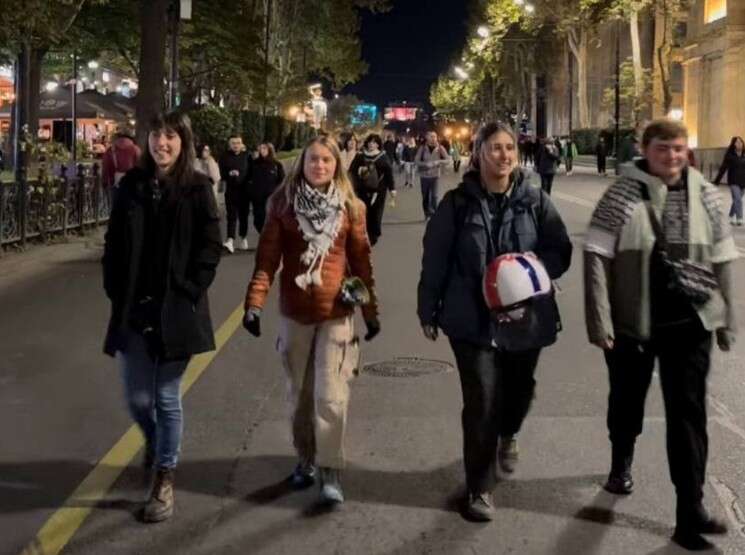 Екологічна активістка Грета Тунберґ прибула в Тбілісі, щоб підтримати грузинську опозицію