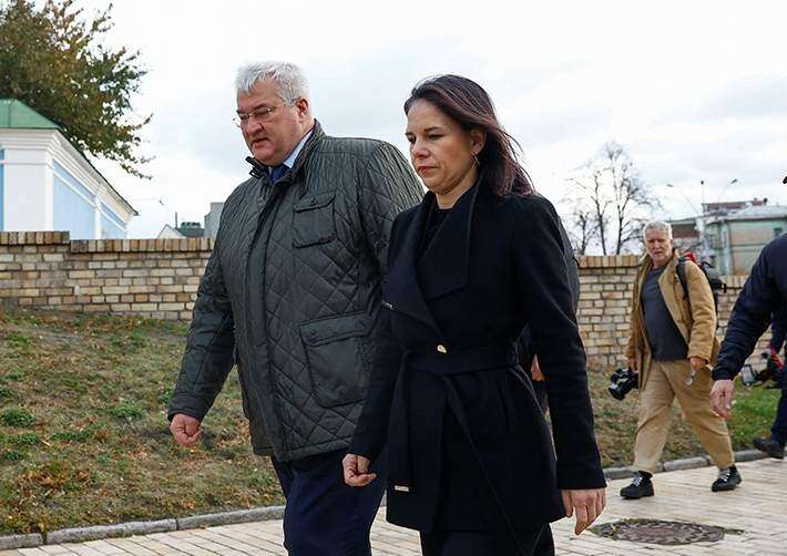 Бербок заявила, що у Німеччині "деколи свідомо" підмінюють роль агресора й жертви