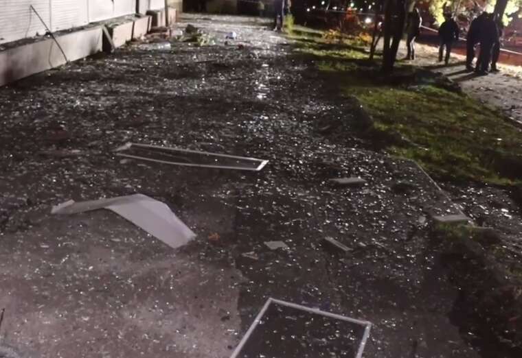 The occupiers struck a five-story building in Kharkiv: a video of the aftermath was shown online