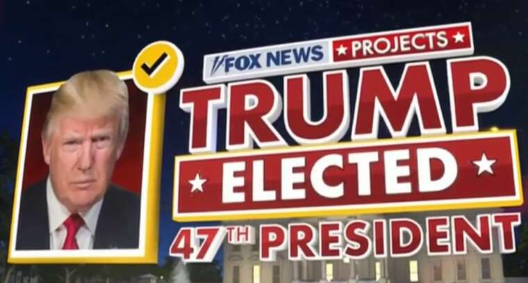 Fox News публікує момент оголошення Трампа переможцем виборів президента США