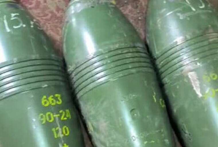 In the network, the military showed a substandard batch of mines produced by "Ukroboronprom"