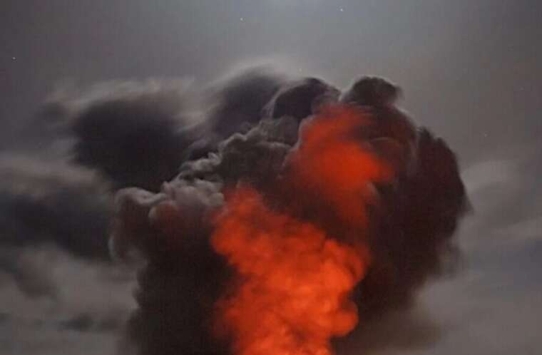 In the network, videos of the fire in Odesa after the "Shahed" attack are being published