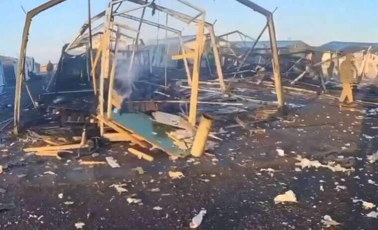 У Ростовській області РФ БпЛА атакували військовий полігон: знищено намети росіян