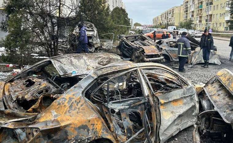 У мережі опублікували відео вчорашнього прильоту БПЛА по Одесі