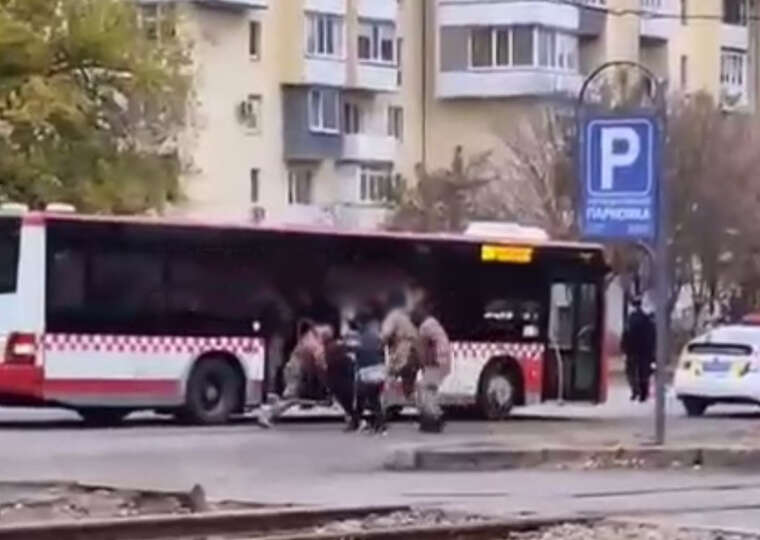 Опубліковано відео силової мобілізації в Харкові