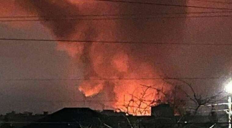 General Staff: An ammunition depot in the Bryansk region of the Russian Federation has been hit